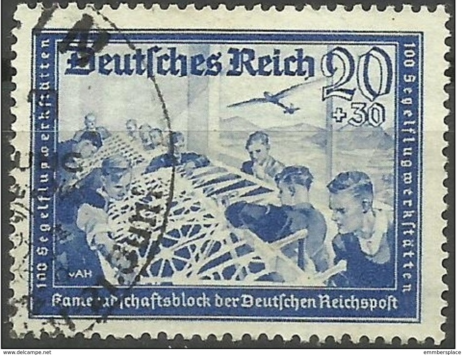 Germany - 1941 Glider Workshop 20pf+30pf Used   SG 765  Sc B157A - Gebraucht