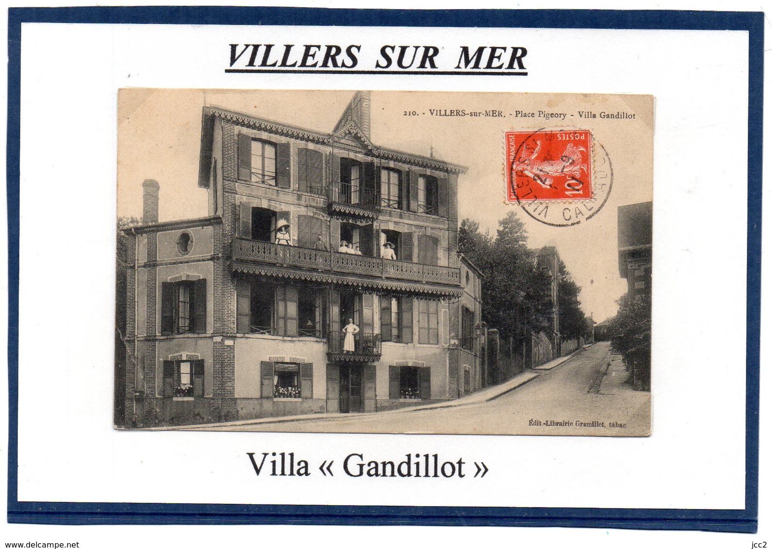 14 - VILLERS SUR MER- Villa - Gandillot - Villers Sur Mer