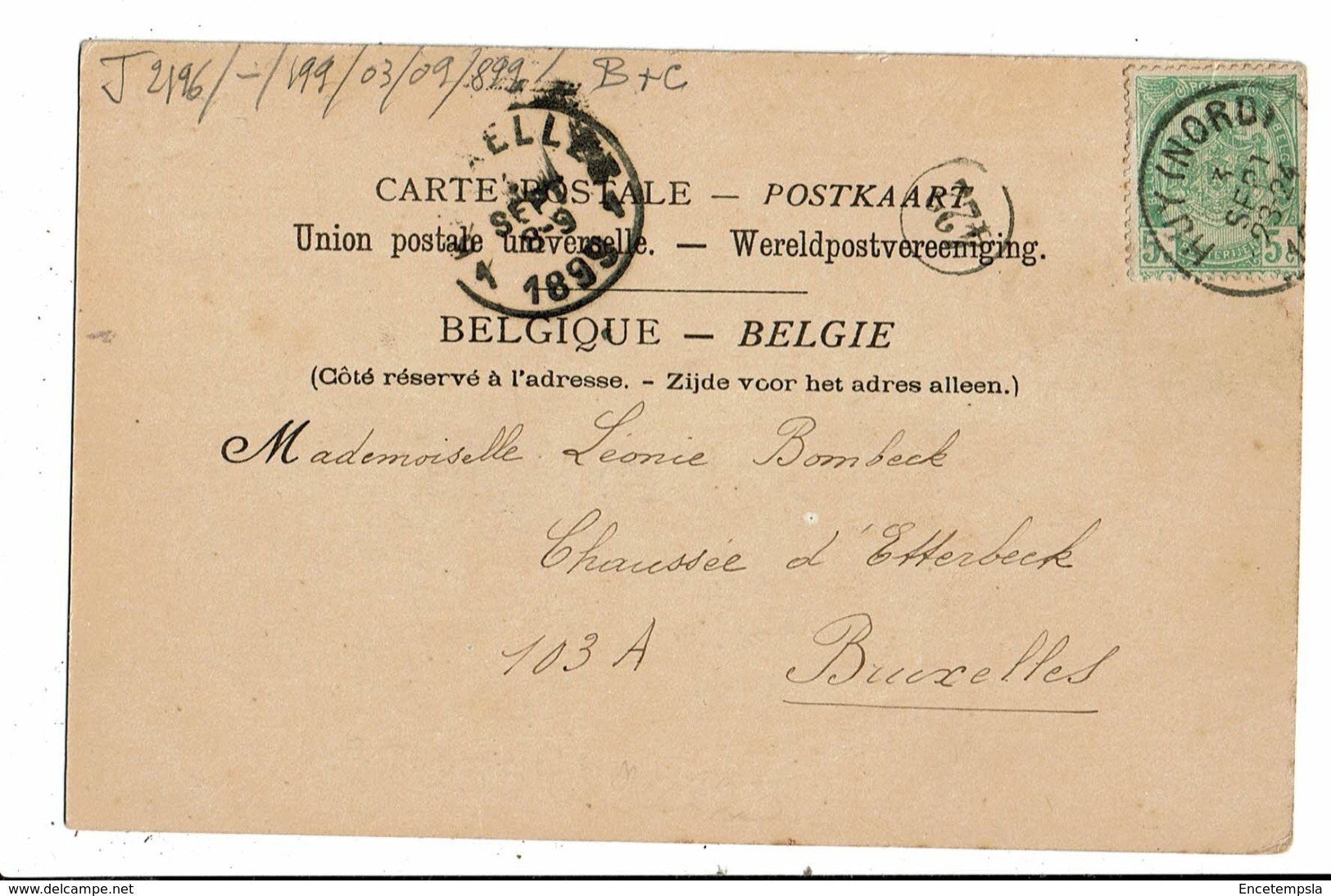 CPA-Carte Postale - Belgique - Huy- Hôtel De Ville En 1899 VM6102 - Huy