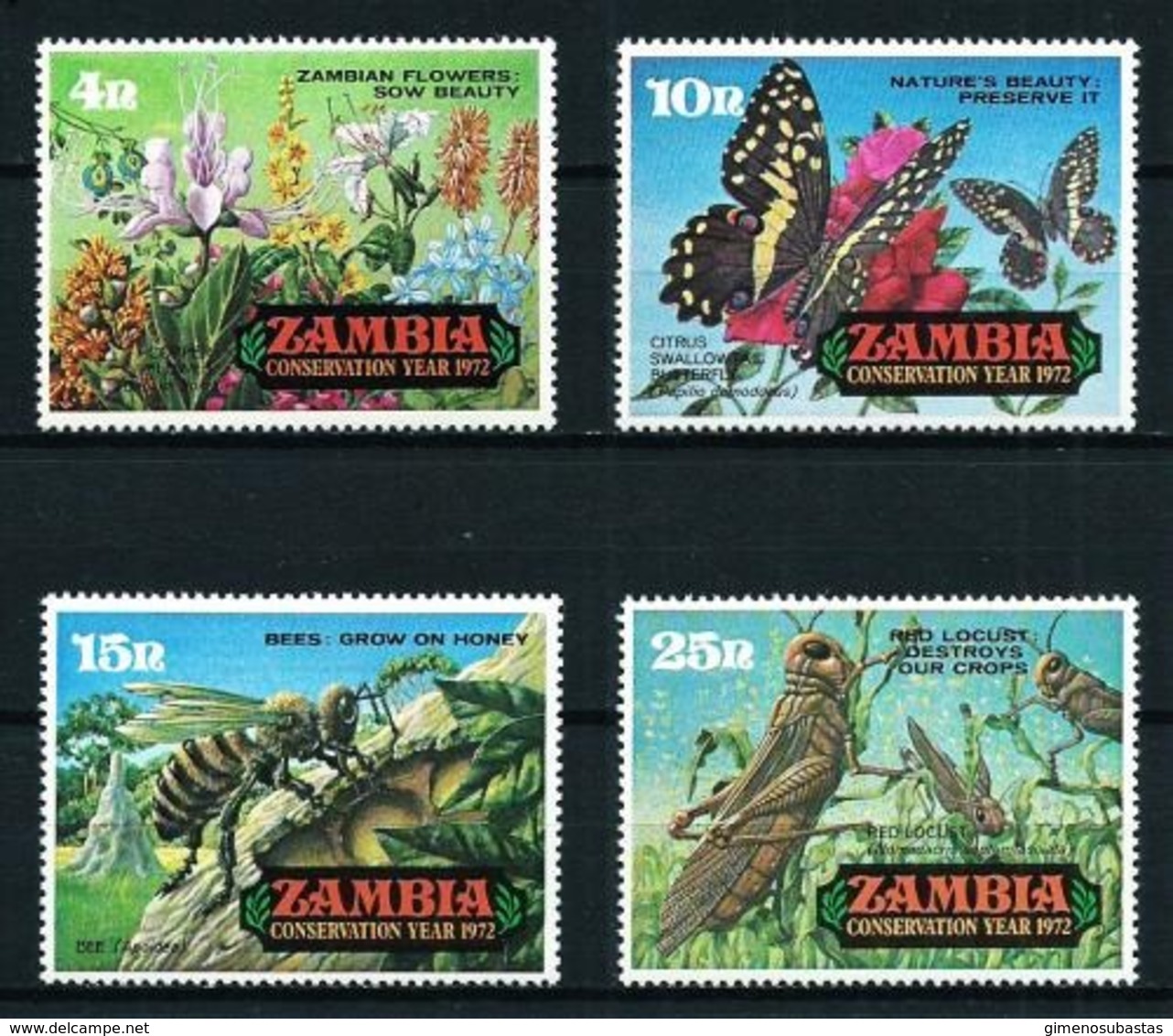 Zambia Nº 85/8 Nuevo - Zambia (1965-...)