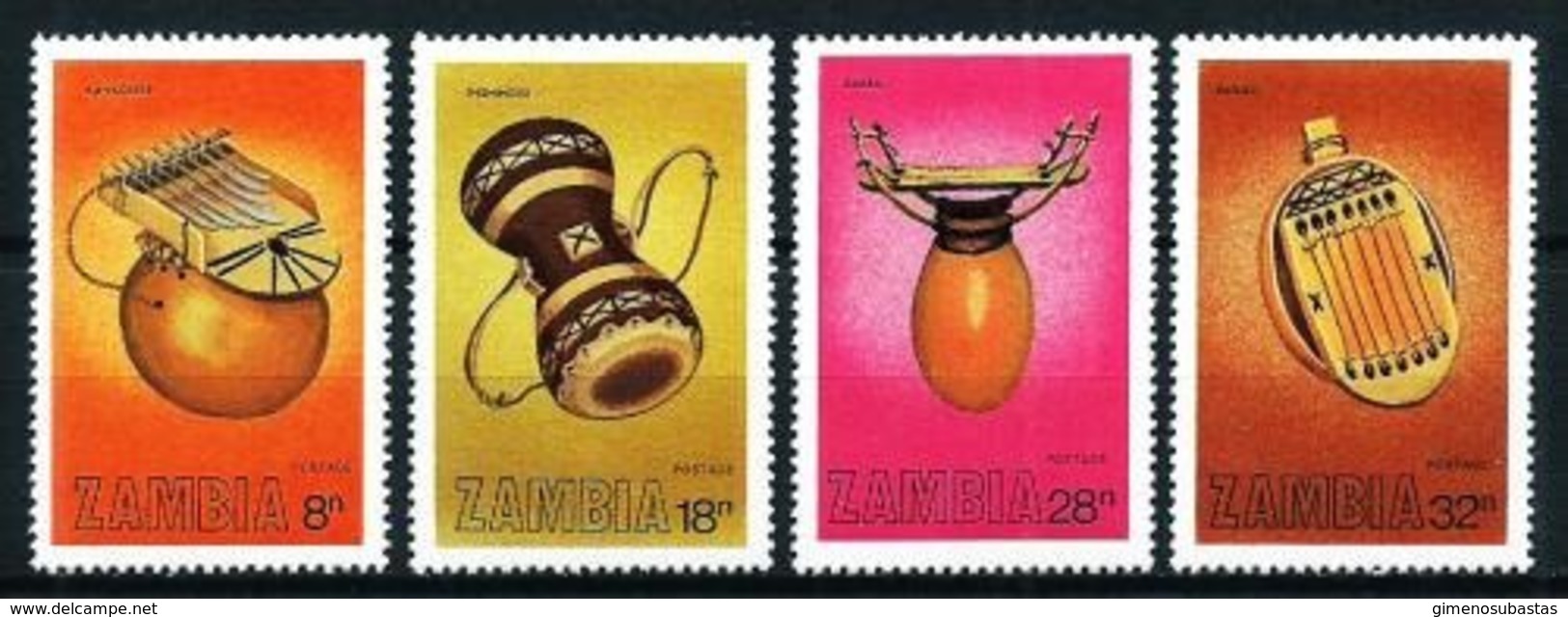 Zambia Nº 244/7 Nuevo - Zambia (1965-...)