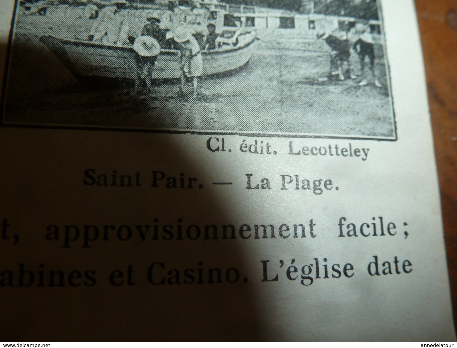 1920 ? GRANVILLE : rare guide du touriste,  édition L. Lecotteley , avec plan monumental de Granville