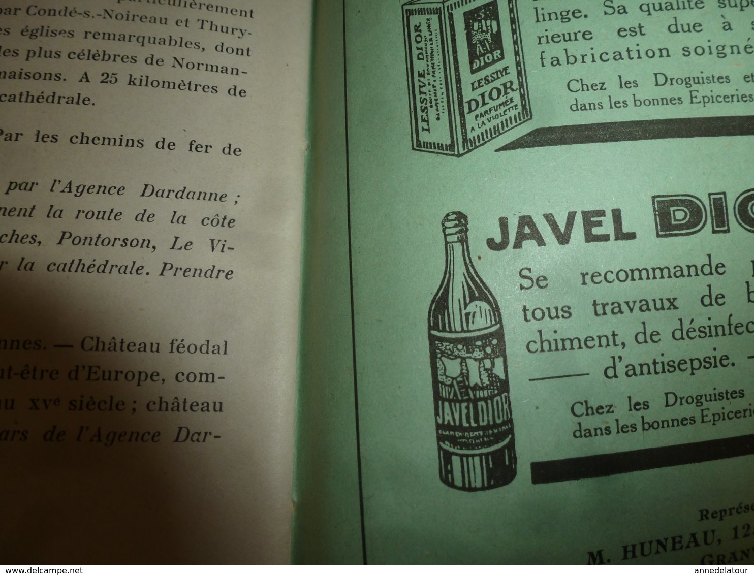 1920 ? GRANVILLE : rare guide du touriste,  édition L. Lecotteley , avec plan monumental de Granville