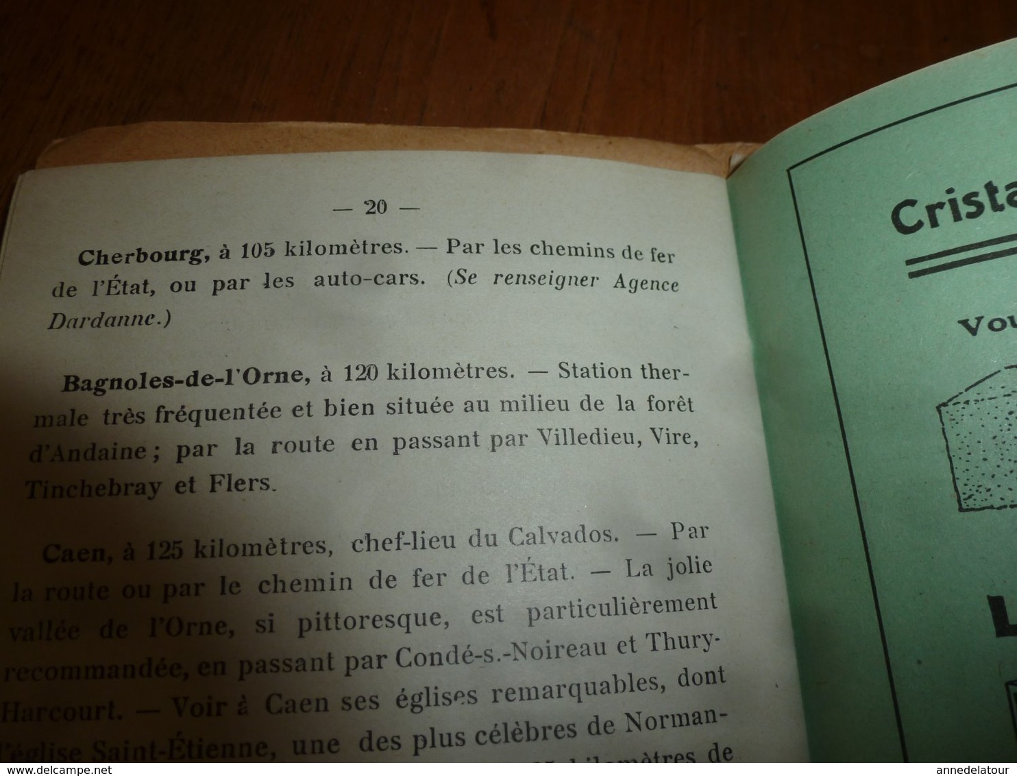 1920 ? GRANVILLE : rare guide du touriste,  édition L. Lecotteley , avec plan monumental de Granville