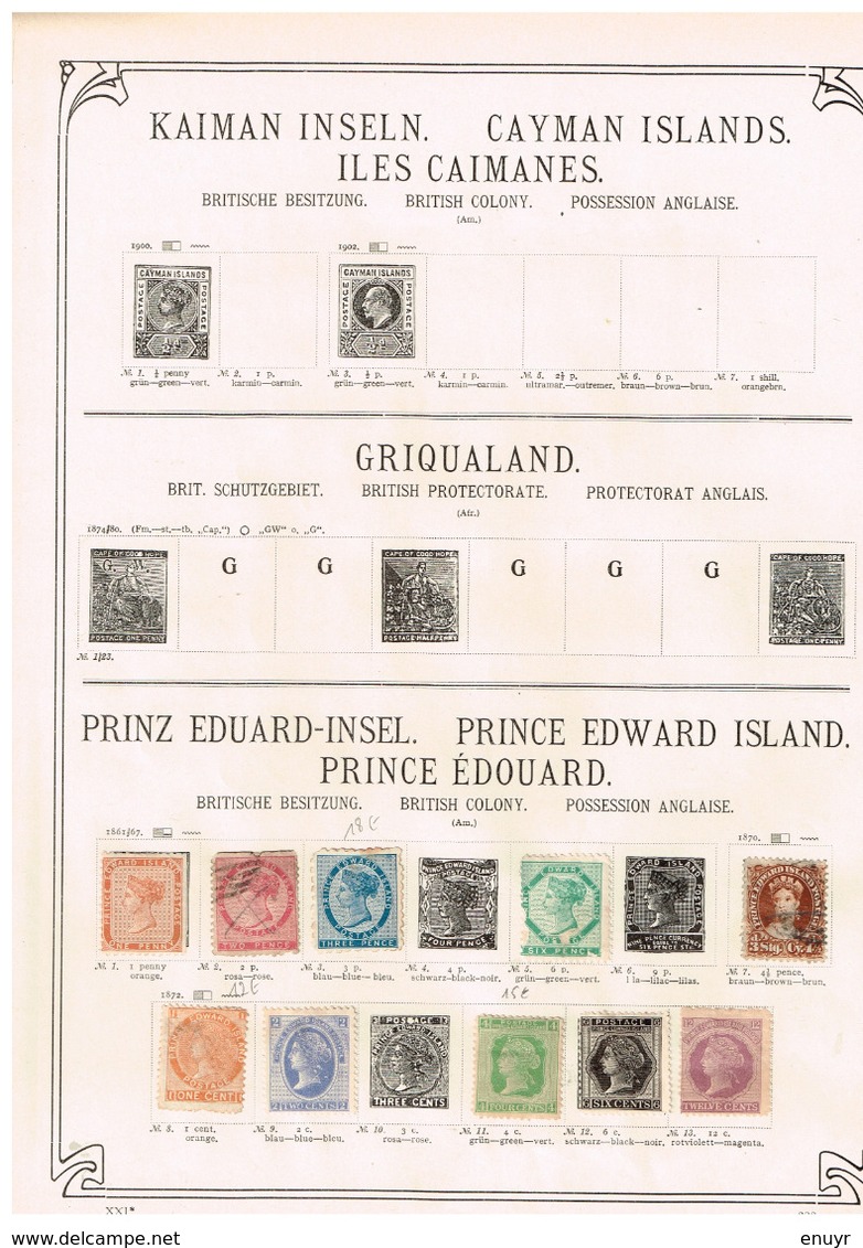 Prince Edward. Ancienne Collection. Old Collection. Altsammlung. Oude Verzamelihg - Collections (sans Albums)