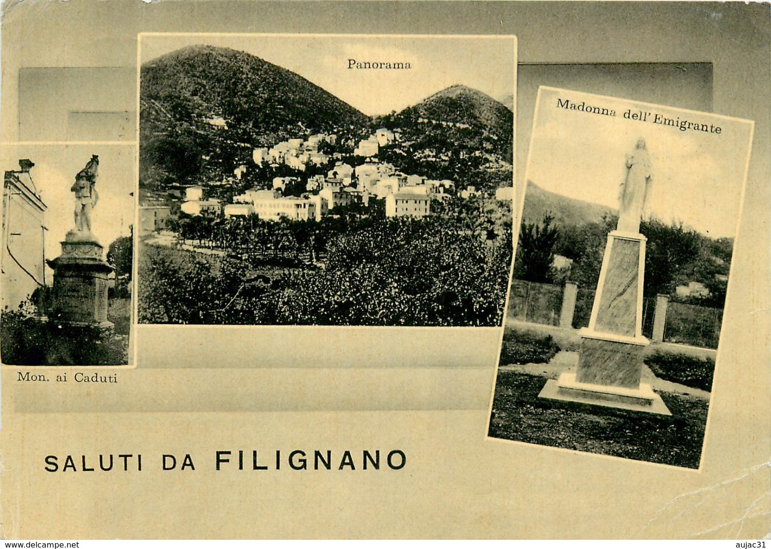 Italie - Italy - Italia - Molise - Isernia - Saluti Da Filignano - Semi Moderne Grand Format - état - Isernia