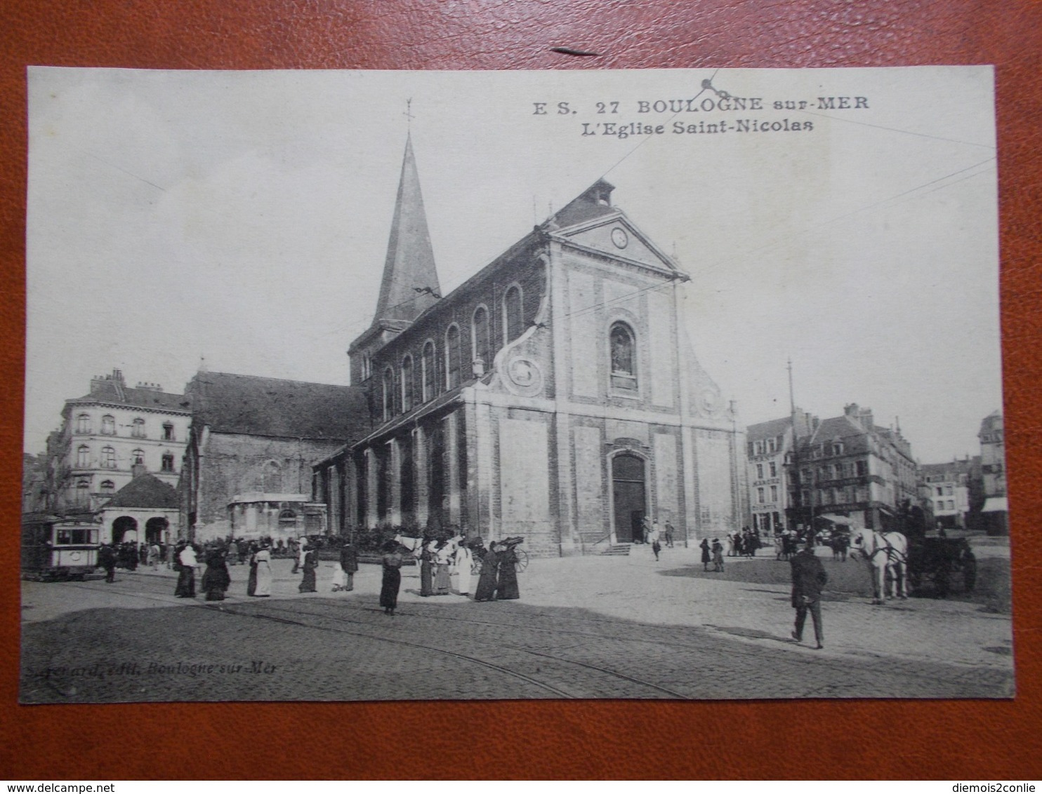 Carte Postale  - BOULOGNE SUR MER (62) - Eglise Saint Nicolas  (3468) - Boulogne Sur Mer