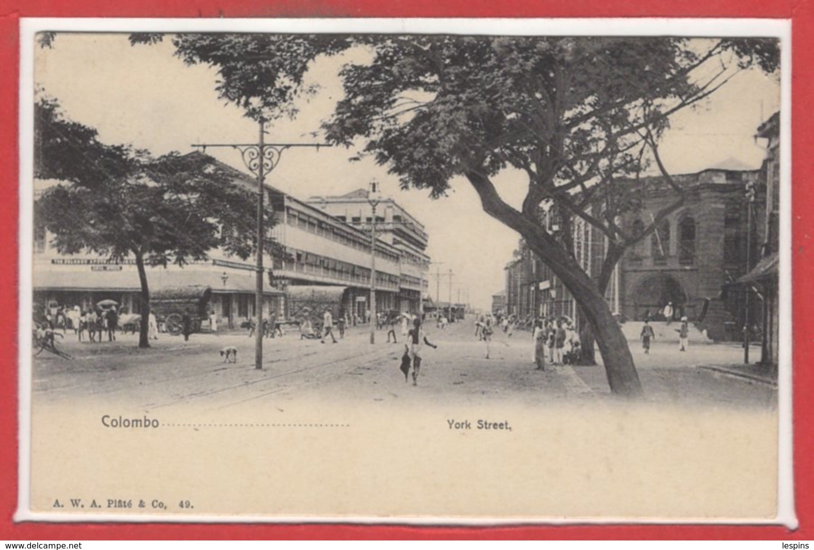 ASIE - SRI LANKA ( CEYLON - COLOMBO - York Street - Sri Lanka (Ceylon)