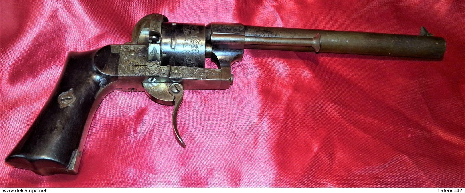 REVOLVER DA COLLEZIONE E.LEFAUCHEAUX BREVETTO DEL 18.... - Armi Da Collezione