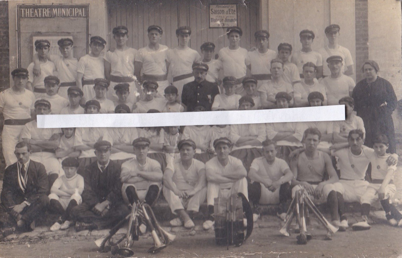 SANNOIS 1923 - Carte Photo D'une Fanfare  ( 95 ) - Sannois