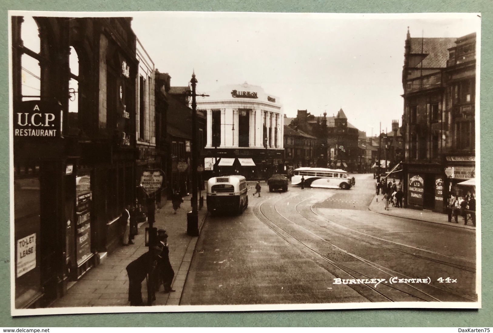 Burnley Centre/ Old Bus/Post Card - Autres & Non Classés