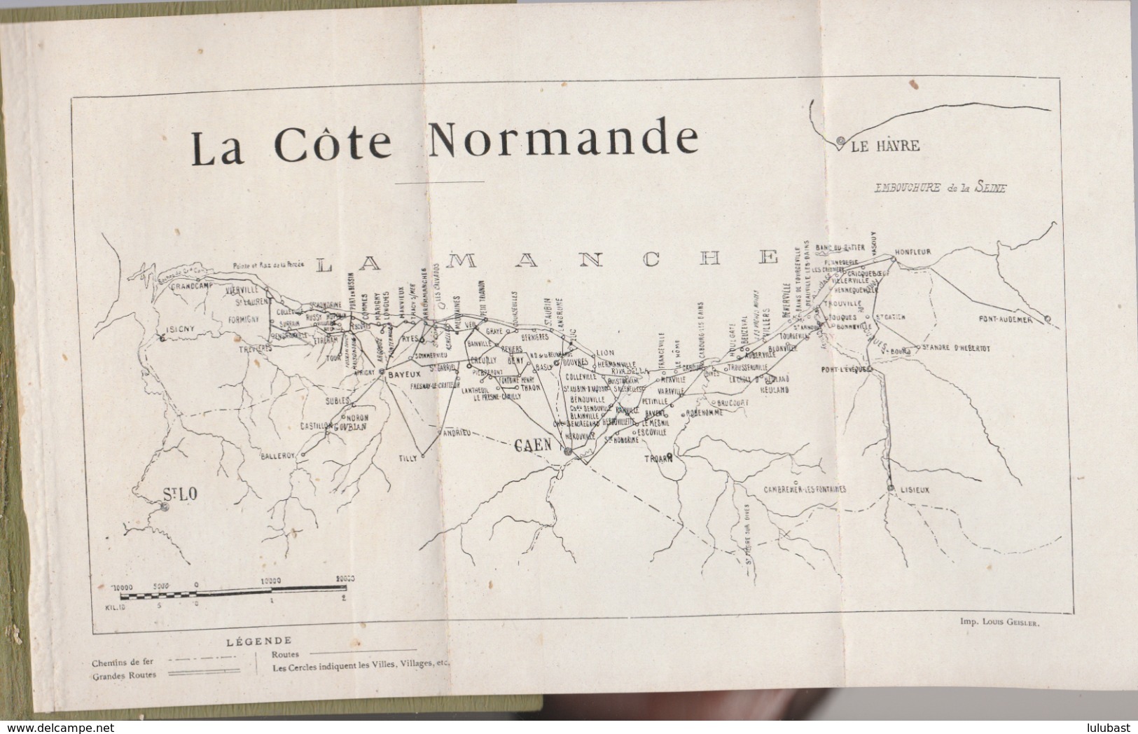 " La Côte Normande De Ouistreham à Port En Bessin." Par G. Lanquest. 130p. Nomb. Illustrations De Matussière. Une Carte. - Normandie