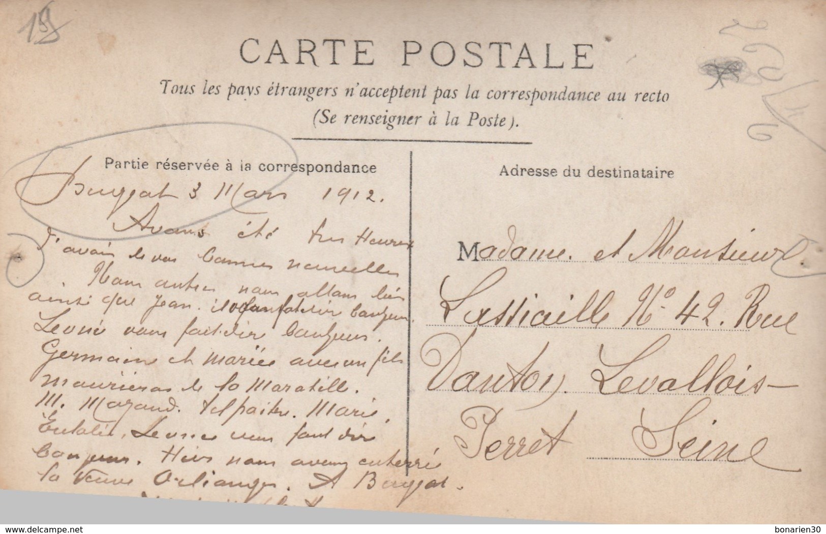 CARTE-PHOTO  19  BUGEAT Mme BESSE ET SES OUVRIERES  ETAT - Other & Unclassified