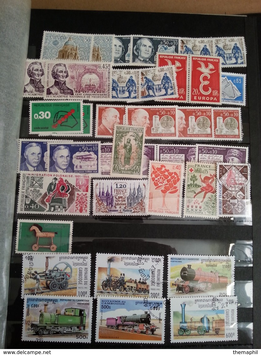 lot n° THém.764  EUROPE un bon classeur neuf ou obl dont france