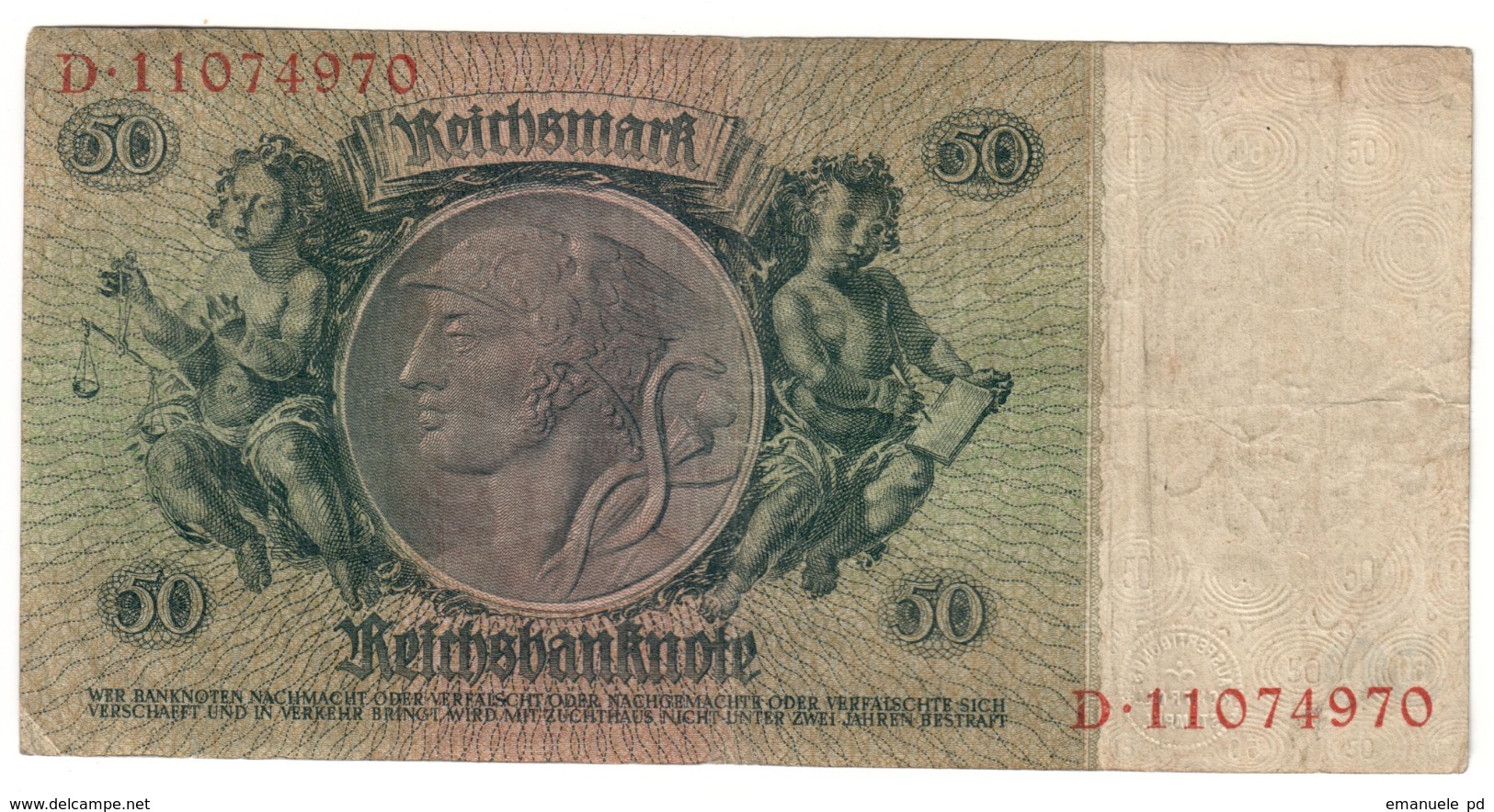 Germany 50 Reichsmark 30/03/1933 *V* - 50 Reichsmark