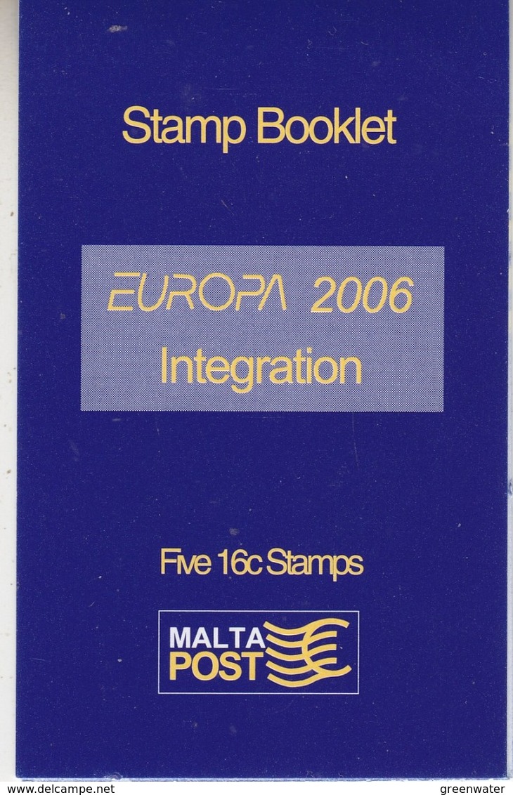 Europa Cept 2006 Malta Booklet ** Mnh (44540B) - 2006