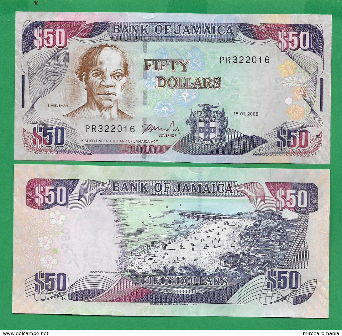 JAMAICA - 50 DOLLARS - 2008 - UNC - Giamaica