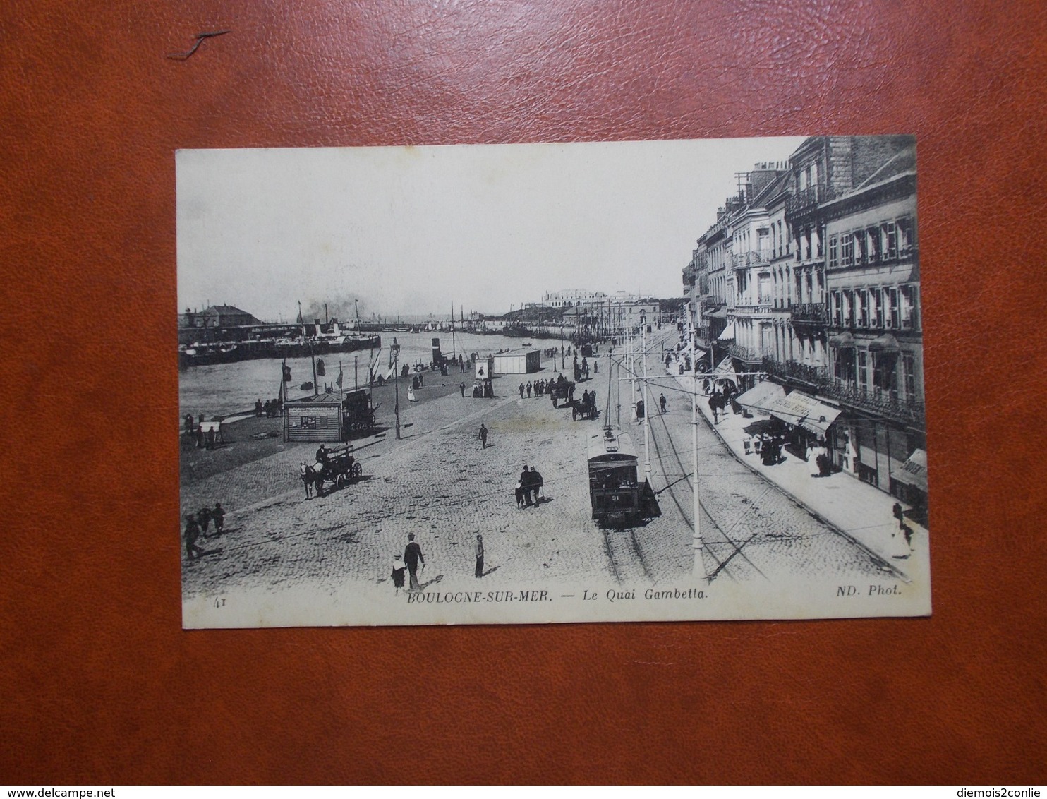 Carte Postale  - BOULOGNE SUR MER (62) - Le Quai Gambetta (3483) - Boulogne Sur Mer