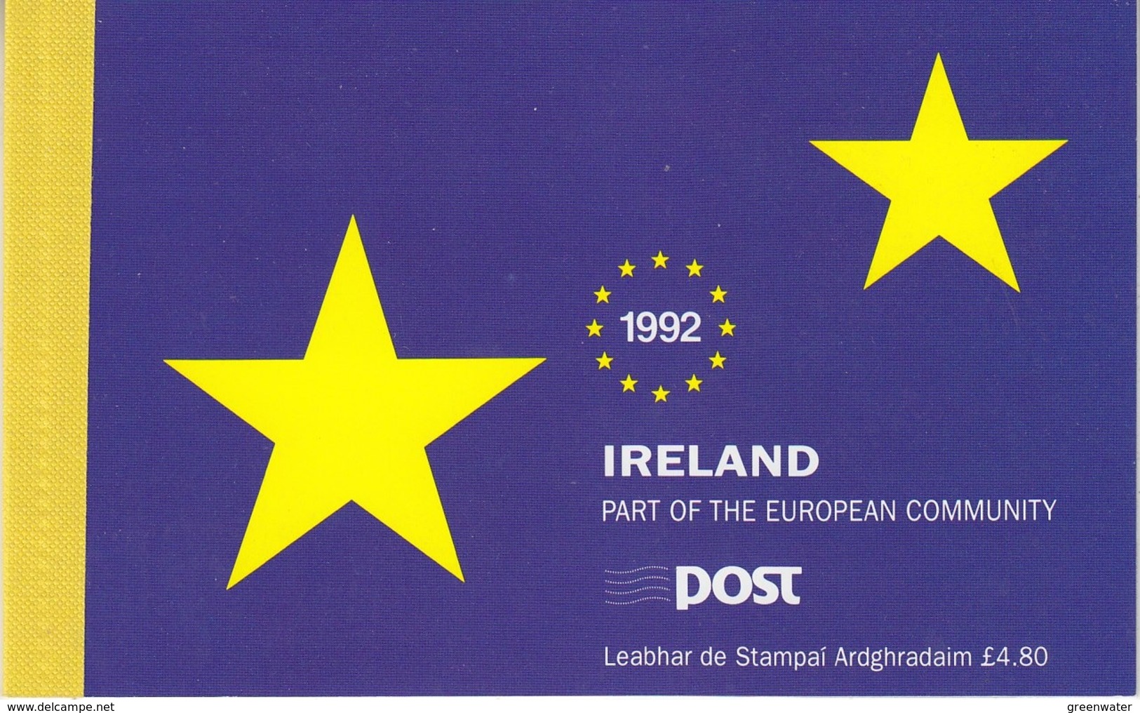 Ireland 1992 European Community Prestige Booklet  ** Mnh (44541) - Ideas Europeas