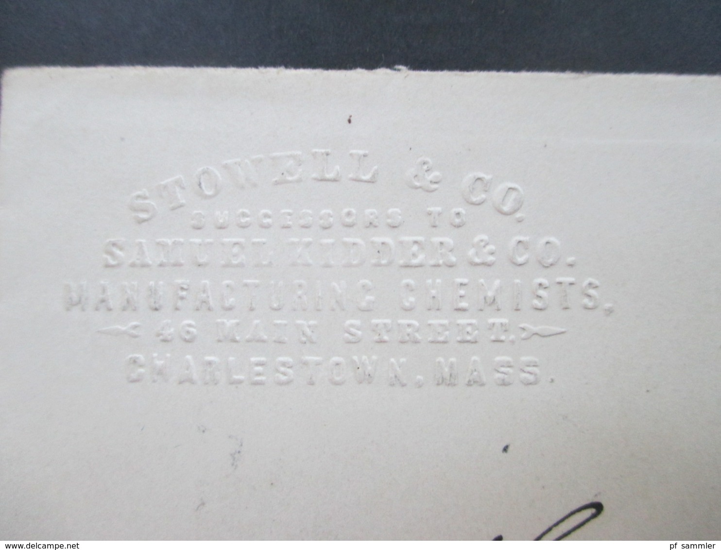 USA 1904 Brief Von Stowell & Co Manufacturing Chemists Charlstow Mass. - Hannover Mit Flaggenstempel - Briefe U. Dokumente