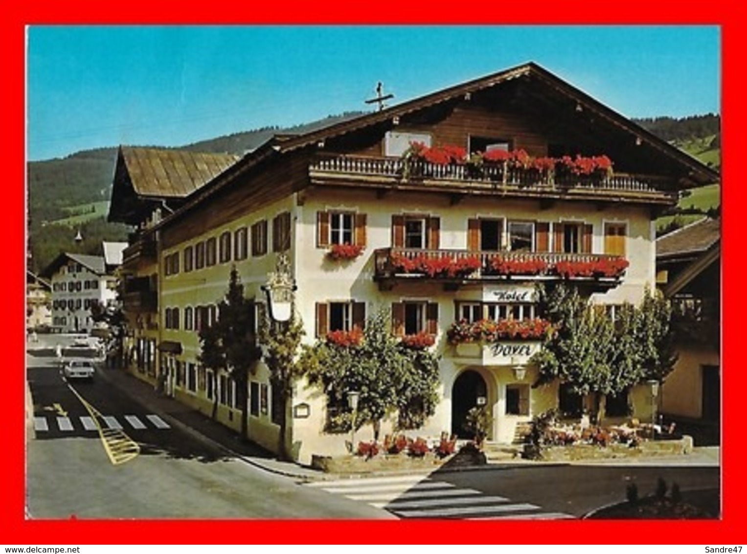 CPSM/gf KIRCHBERG (Autriche)  Strassenpartie Mit Hotel Daxer Und Kalswirt...J682 - Kirchberg