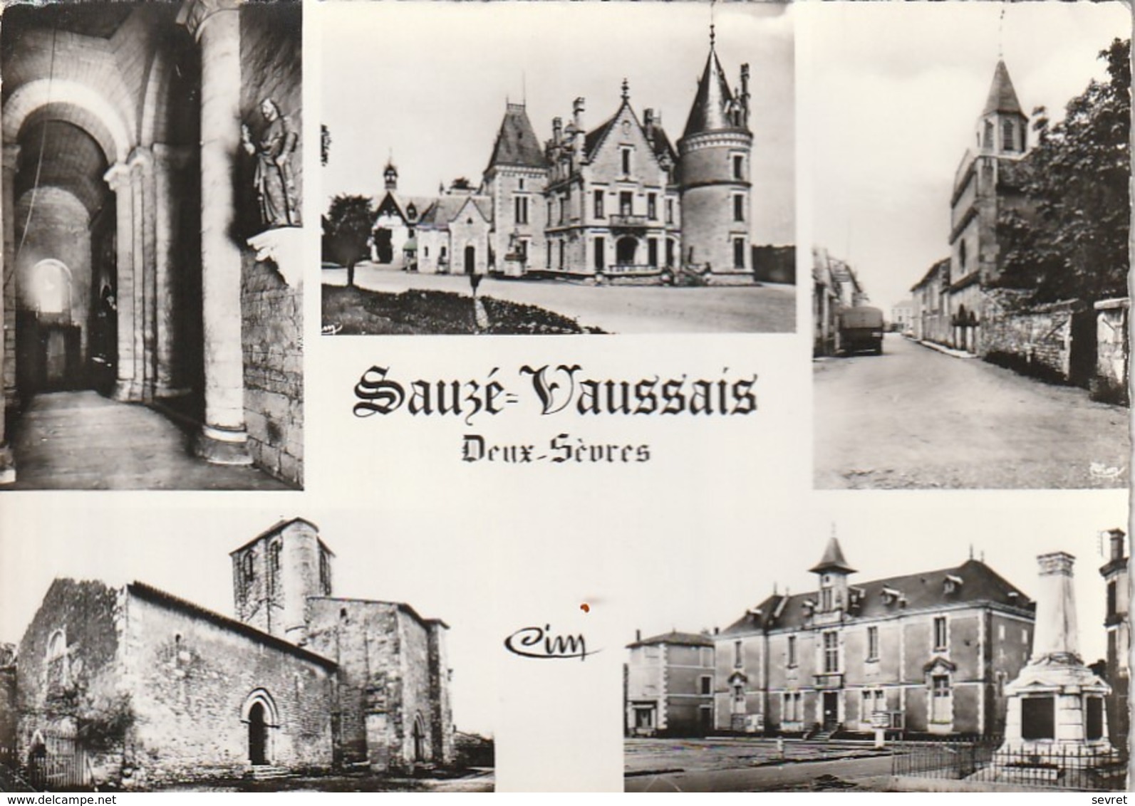 SAUZE-VAUSSAIS. - Multivues. CPM Dentelée - Sauze Vaussais