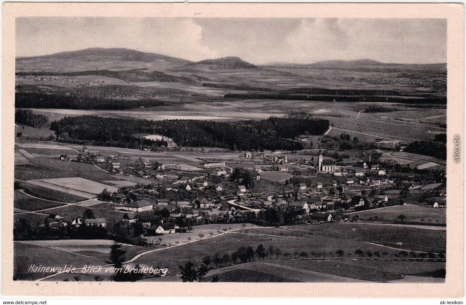 Hainewalde Blick Vom Breiteberg B Görlitz Großschönau 1928 - Andere & Zonder Classificatie