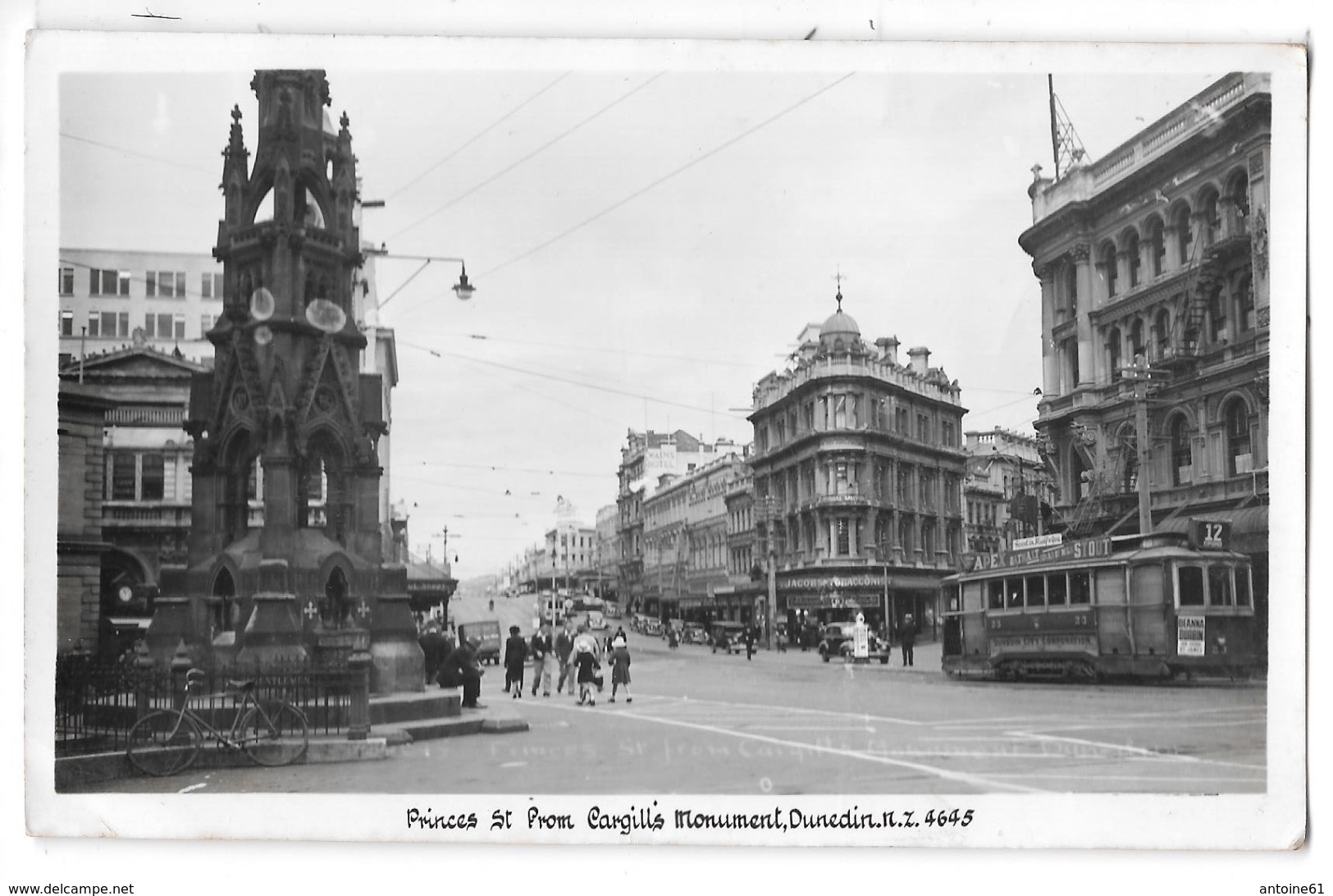 DUNEDIN --Princes Street From Cargill's Monument - Nouvelle-Zélande