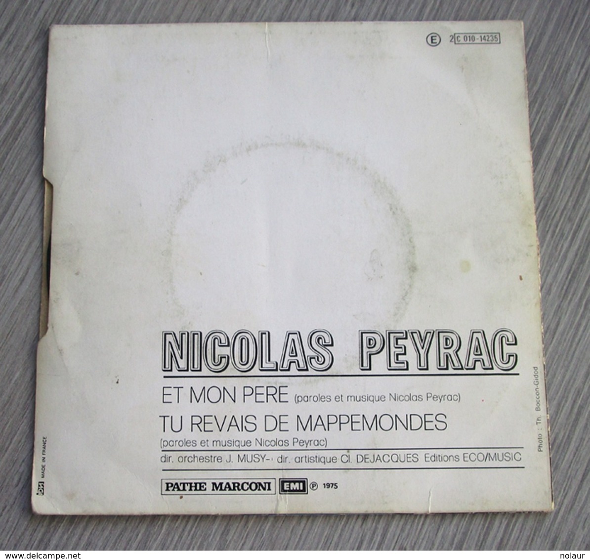 Nicolas Peyrac ‎– Et Mon Père - Autres - Musique Française