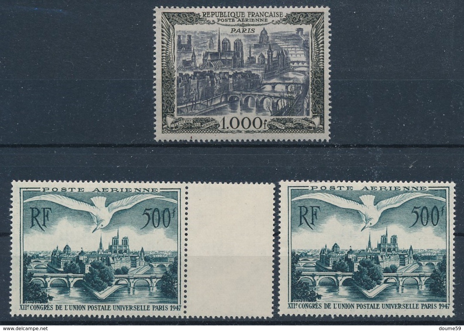 DB-80: FRANCE: Lot Avec  PA N°20**(2)-29** - 1927-1959 Ungebraucht