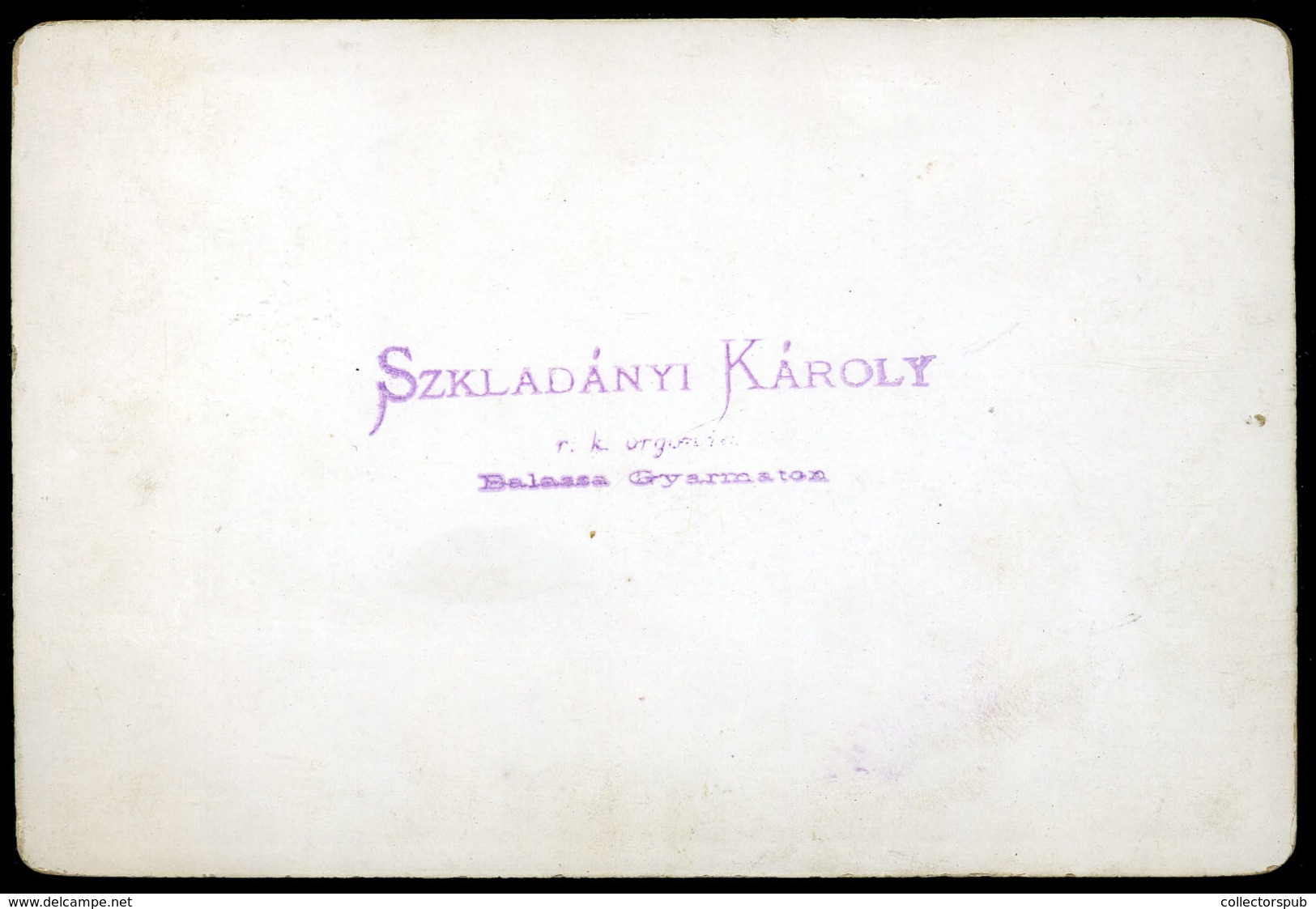 BALASSAGYARMAT 1890. Cca. Szkladányi Károly : Balassagyarmati Ház, Szép Fotó 16*10 Cm - Sonstige & Ohne Zuordnung
