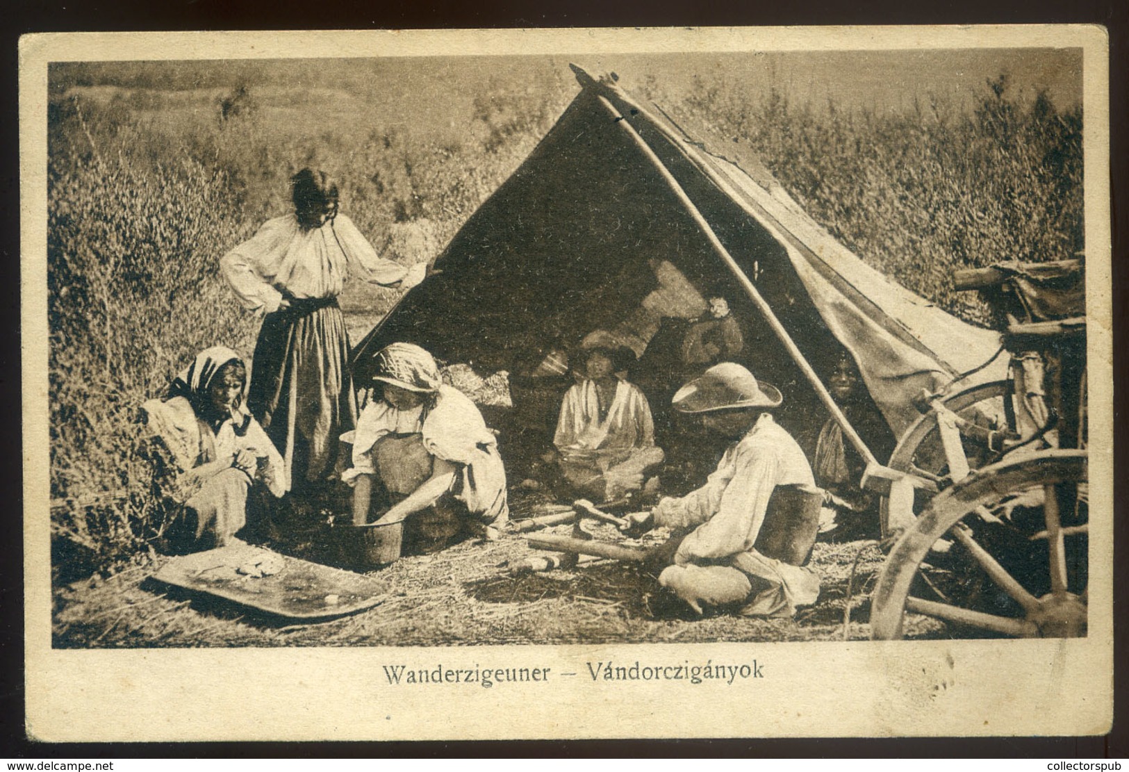 ERDÉLY 1940. Vándorcigányok Régi Képeslap  /  TRANSYLVANIA Wandering Gypsies Vintage Pic. P.card - Hungary