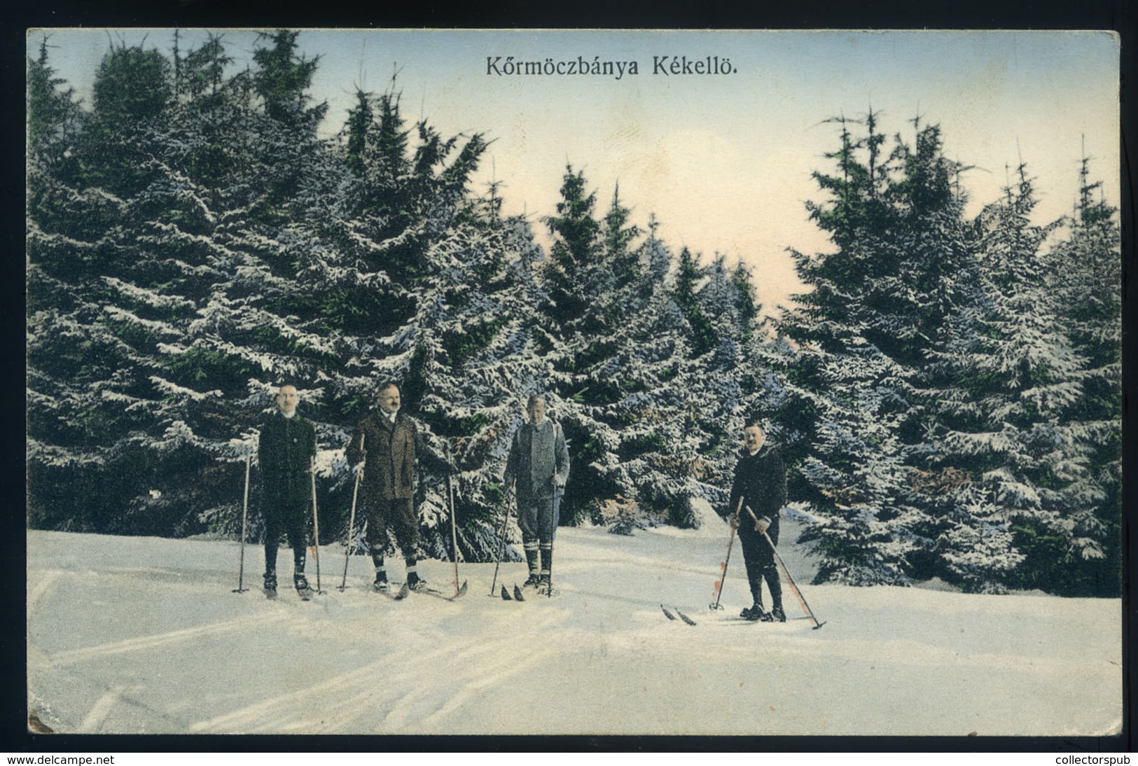 TÁTRA 1913. Téli Sport, Régi  Képeslap  /  Winter Sport Vintage Pic. P.card - Hungary