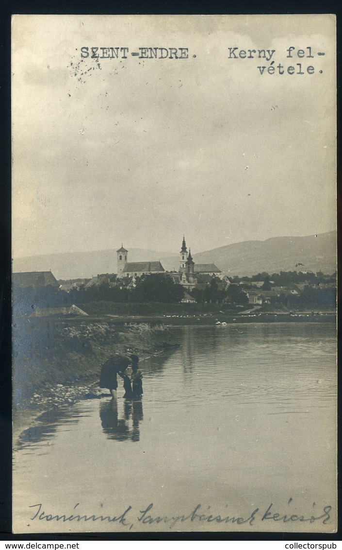 SZENENDRE 1927. Fotós Képeslap, Fotó : Kerny István !  /  Photo Vintage Pic. P.card By István Kerny ! - Hongarije