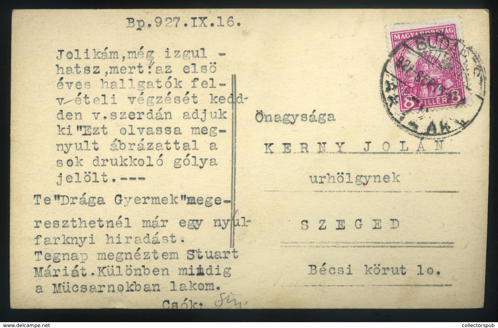 SZENENDRE 1927. Fotós Képeslap, Fotó : Kerny István !  /  Photo Vintage Pic. P.card By István Kerny ! - Hongarije