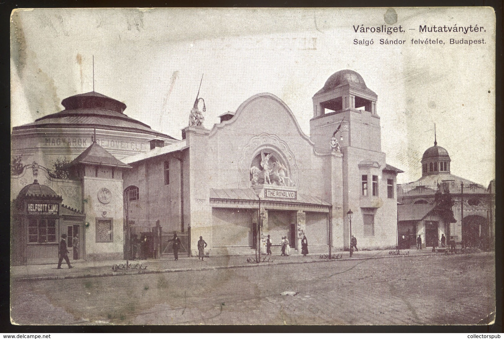 BUDAPEST  XIV. Városliget, Mutatványtér, Régi Képeslap  /  City Park, Show Square Vintage Pic. P.card - Hungary