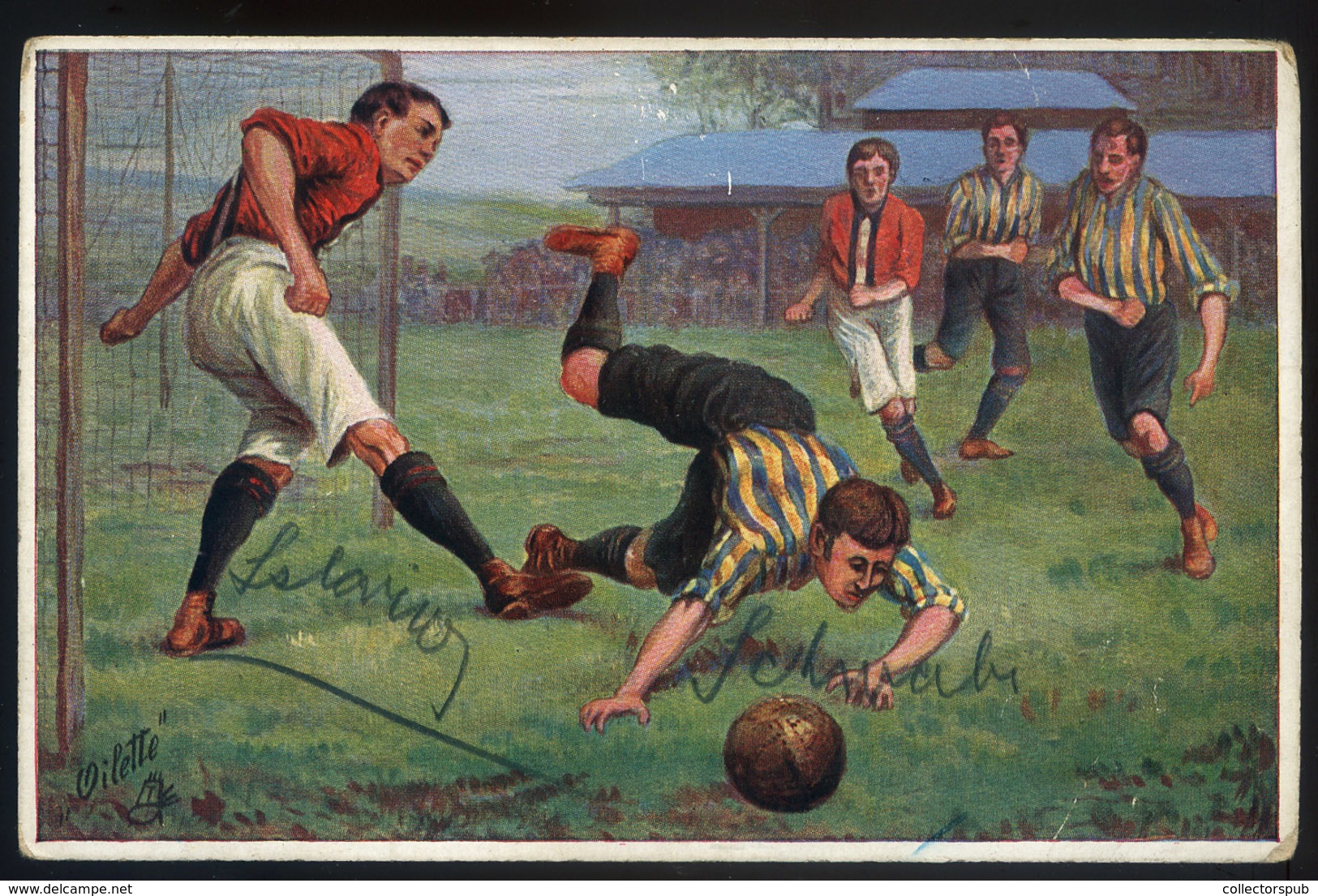 FUTBALL   Régi Képeslap  /  FOOTBALL Vintage Pic. P.card - Hongarije