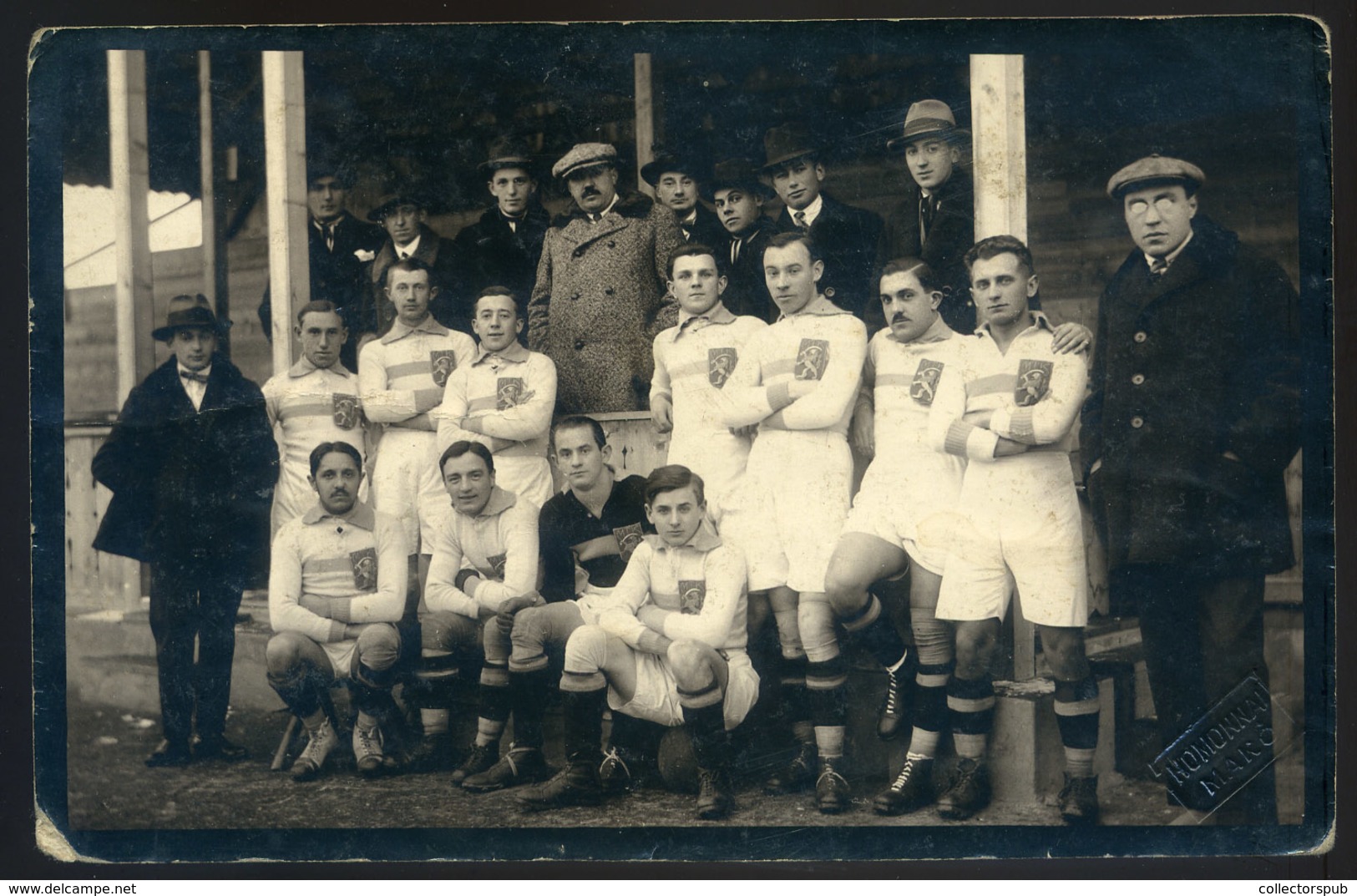 MAKÓ Futball Csapat, Fotó Képeslap, Fotó : Homonnai  /  Football Team Photo Vintage Pic. P.card By Homonnai - Hongarije
