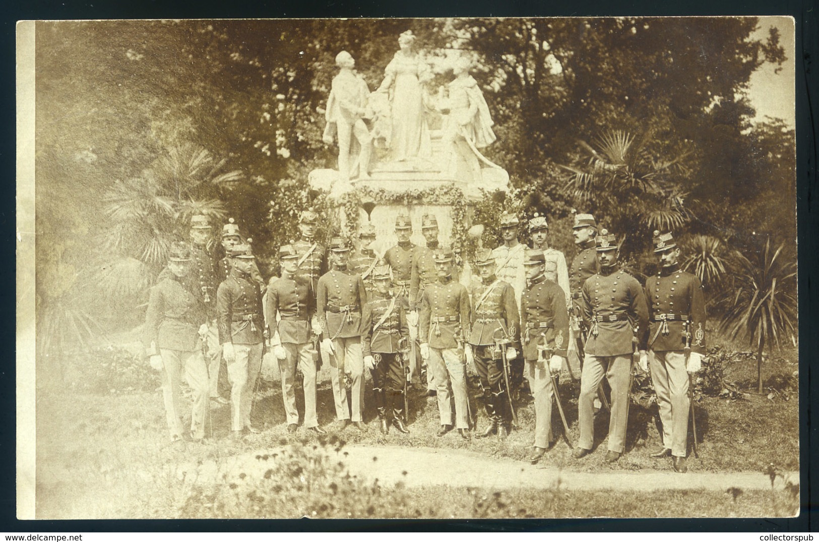 BUDAPEST 1907. Zalacsány-i Katonák, Fotós Képeslap Zalacsányba Küldve, Malatinszky Ferencnek Magyar Földbirtokos, Gazdas - Hungary