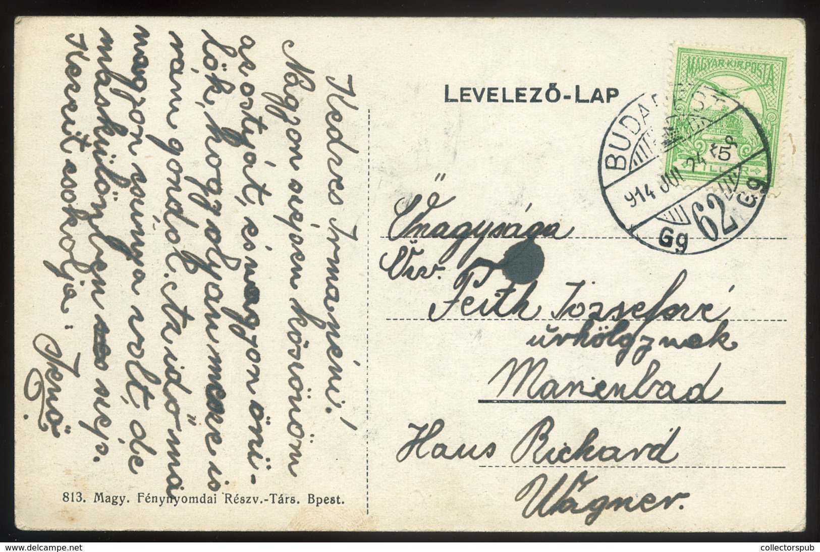 ŐRSZENTMIKLÓS 1914. Spitzer Jakab üzlete, Régi Képeslap  /  Jakab Spitzer's Store Vintage Pic. P.card - Religion & Esotericism