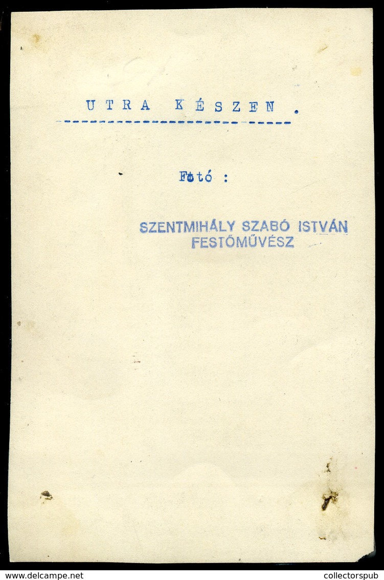 1935. Ca Szentmihályi Szabó István : " Útra Készen, Akt Fotó 16*11 Cm - Other & Unclassified