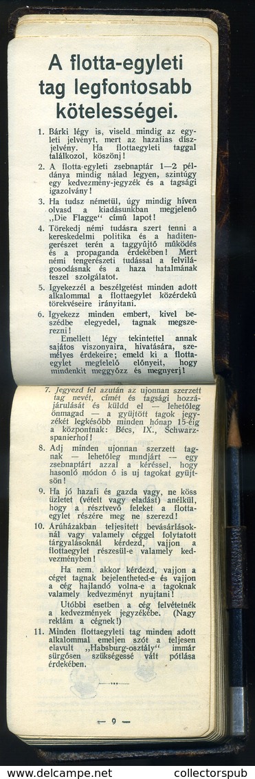 FLOTTAEGYLET 1915. Zsebnaptár, Sok Illusztrációval, Adatokkal , Használatlan, Szép! - Zonder Classificatie