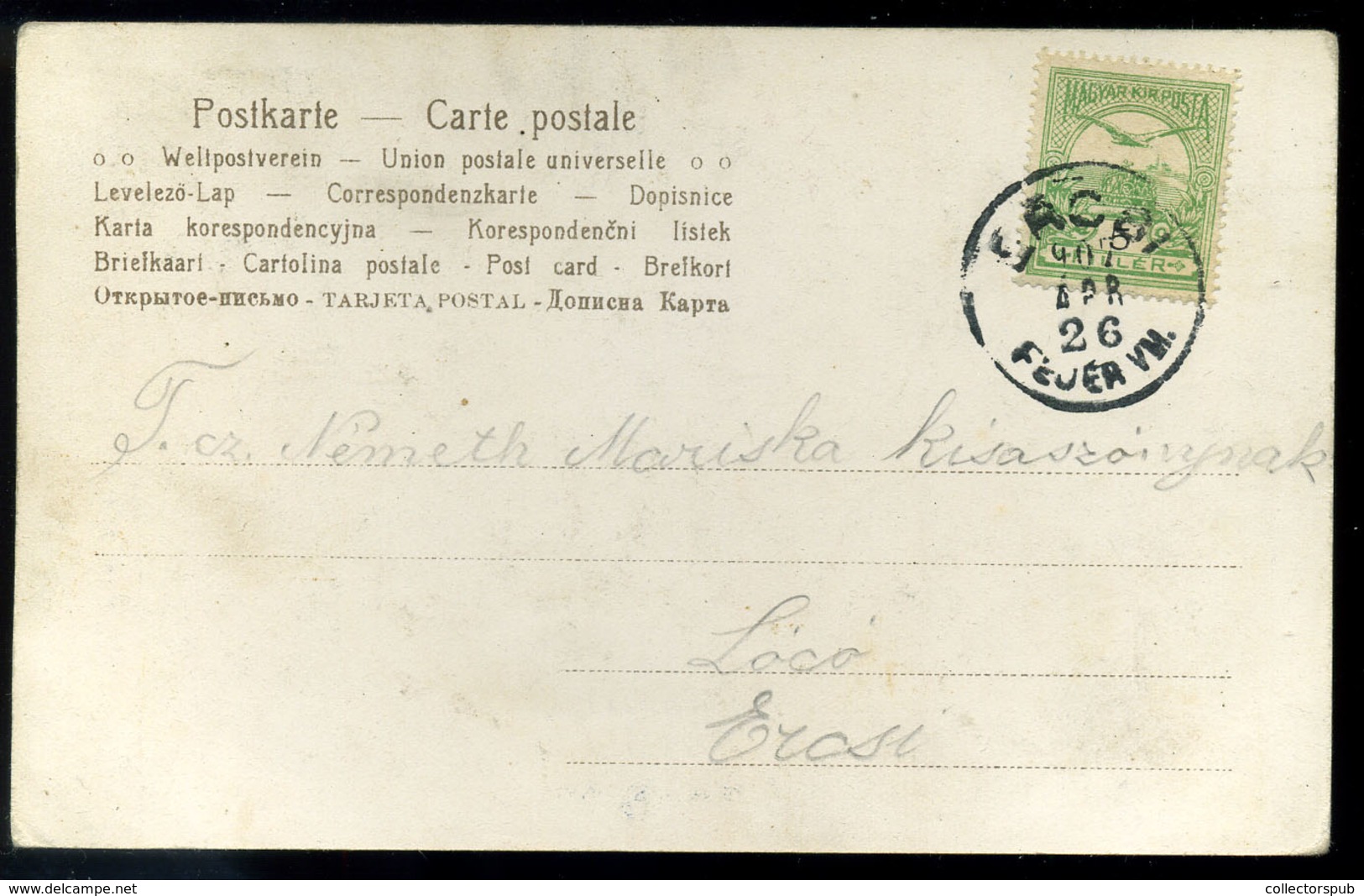 CIGÁNY , Litho Képeslap 1907.  /  GYPSY Litho Vintage Pic. P.card - Hongarije