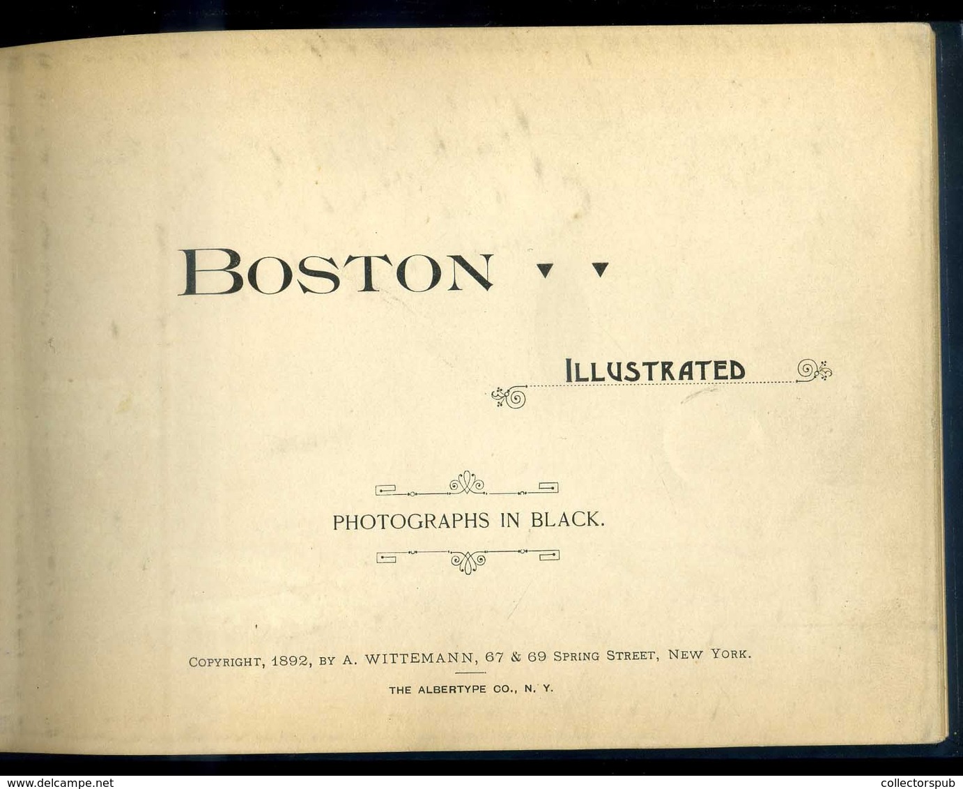 BOSTON 1892. Fotó-köny 32 Db Fotóval - Unclassified