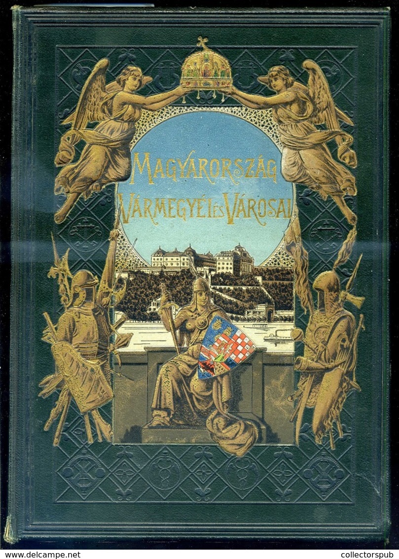 Borovszky S.: Nyitravármegye. (Magyarország Vármegyéi és Városai)  Bp. (1898) Apolló. Szép állapotban.  /  Nyitra County - Unclassified