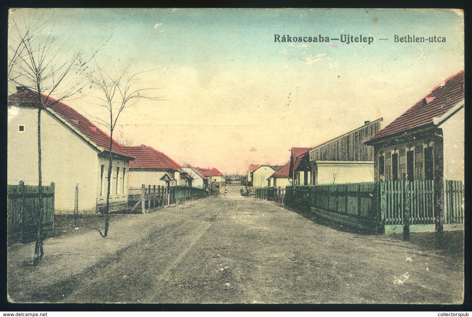 RÁKOSCSABA 1916. Bethlen Utca, Régi Képeslap  /  Bethlen St. Vintage Pic. P.card - Hongrie