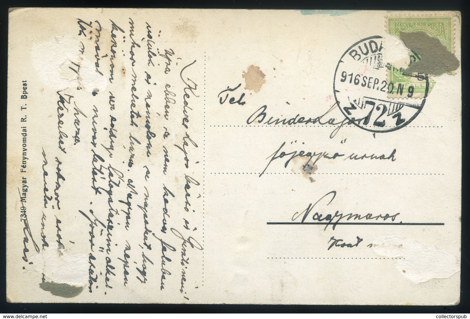 RÁKOSCSABA 1916. Bethlen Utca, Régi Képeslap  /  Bethlen St. Vintage Pic. P.card - Hongrie