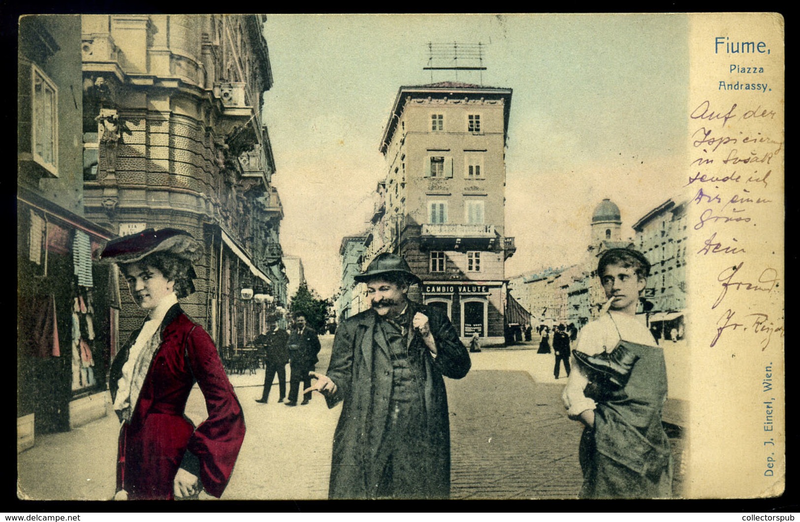 FIUME 1904. Régi Montázs Képeslap  /  Montage Vintage Pic. P.card - Hungary