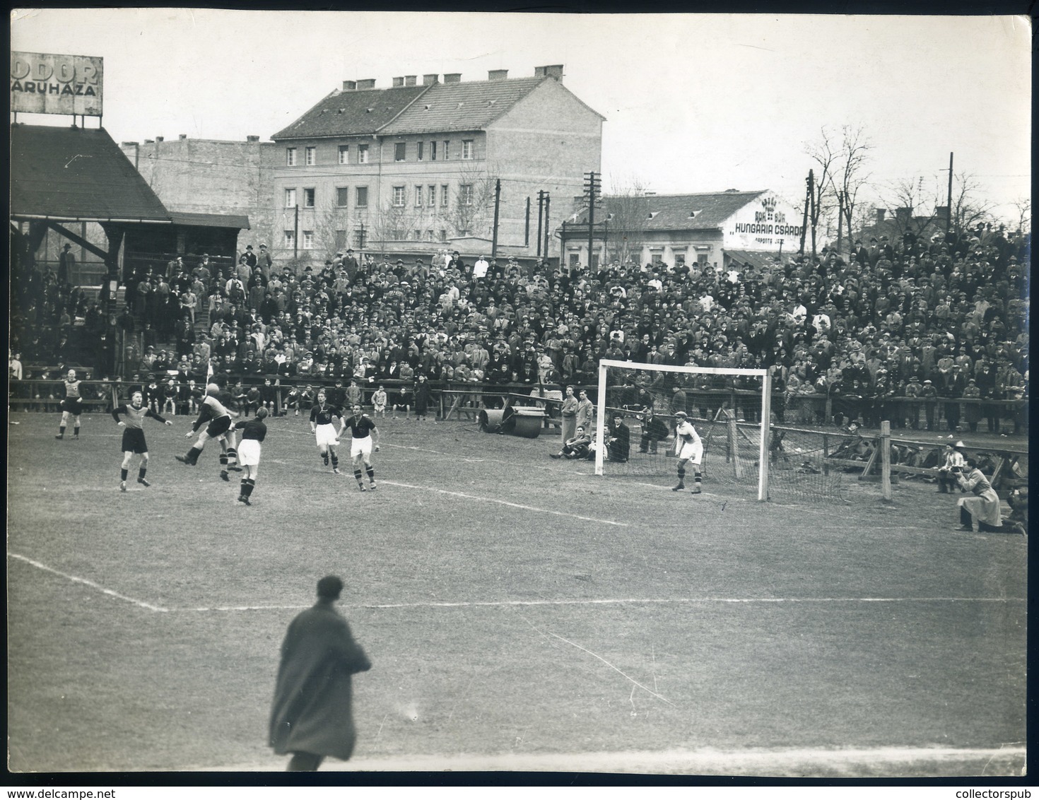 BUDAPEST 1932. Hungária Krt. SPORT Magyar -Német Futball Mérkőzés , Régi Fotó 23*18 Cm  /  German-Hun. Football Match Vi - Otros & Sin Clasificación