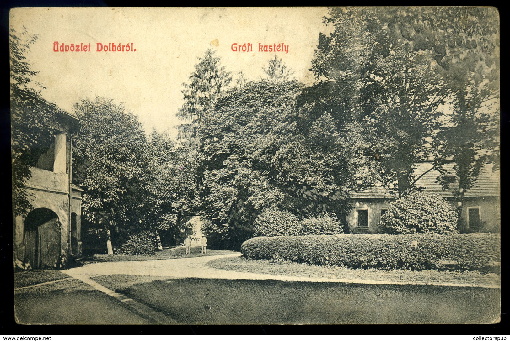 DOLHA 1911. Kastély, Régi Képeslap  /  Castle Vintage Pic. P.card - Hongrie